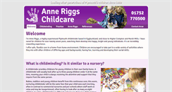Desktop Screenshot of anneriggschildminding.co.uk